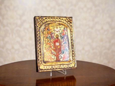 Icon of Jesus and the Twelve Apostles