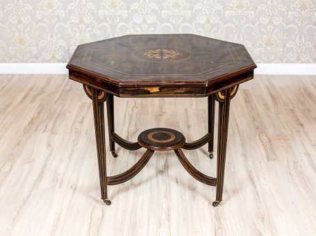 Palisandrowy stolik  angielski z XIX wieku